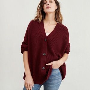 RARE Jenni Kayne Cashmere Cocoon in Burgundy Wine XS